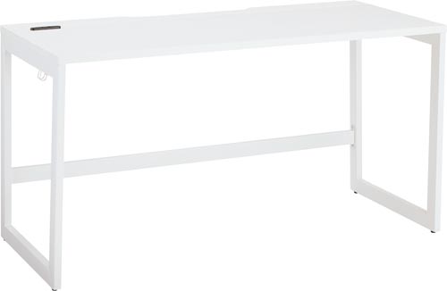 リスムデスクD600W1400 白脚 ホワイト