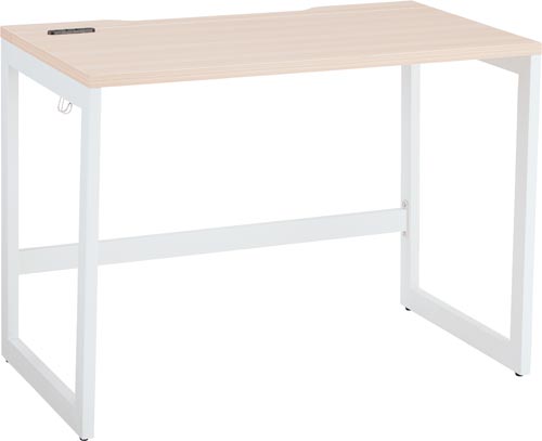 リスムデスクD600W1000 白脚 ナチュラル