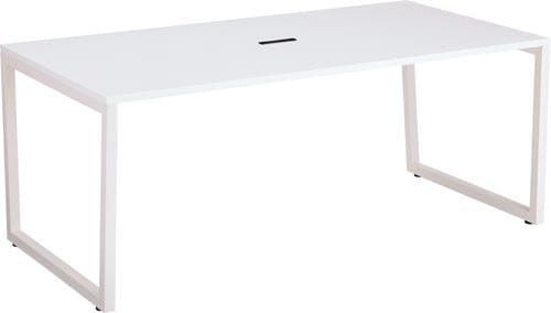 リスムMT用テーブルW1800白脚ホワイト