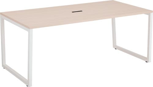 リスムMT用テーブルW1800白脚ナチュラル