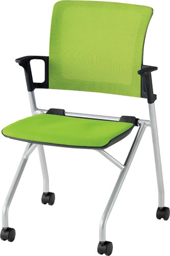 ミーティングチェア MCN−3 グリーン 4脚