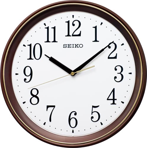 プラスチック風防電波掛時計KX262B