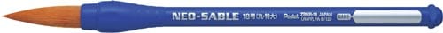 ぺんてるえふでネオセーブル丸筆18号×5