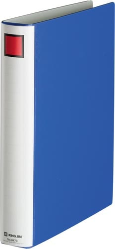 エコロジードッチ A4縦 30mm 青 3冊