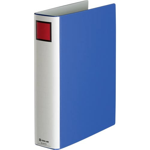 エコロジードッチ A4縦 50mm 青 1冊