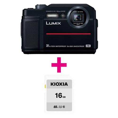 デジタルカメラ DC−FT7−K+SD16GB