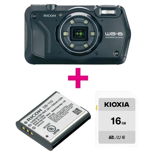 WG−6BK+SDHC16GB+バッテリー