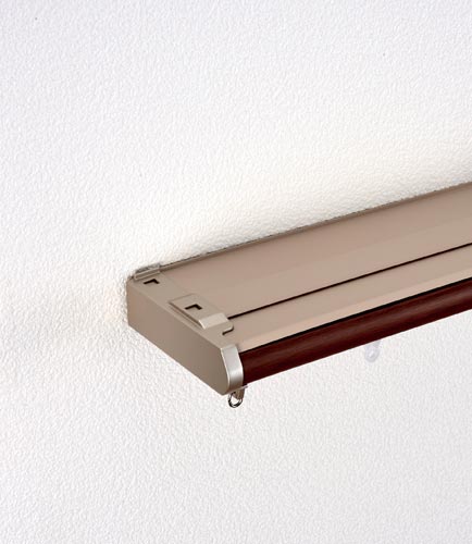カーテンレールリネアカバートップ木目BRW3.0