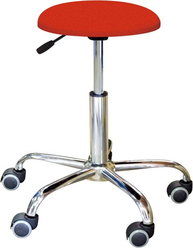 ブランチクッションスツール レッド