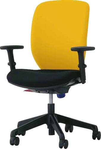 シルフィード ハイバック 肘付 ムーンイエロー