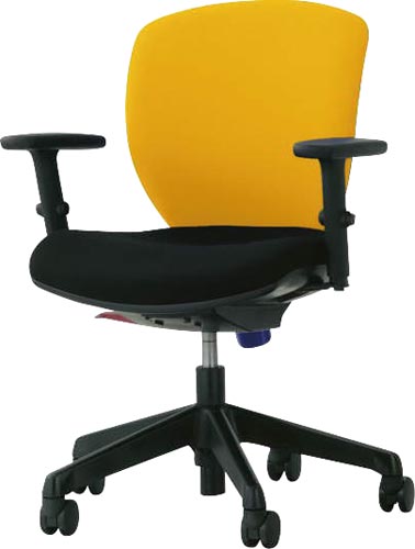 シルフィード ローバック 肘付 ムーンイエロー