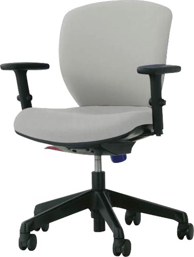 シルフィード ビニールレザーローバック肘付Lグレー