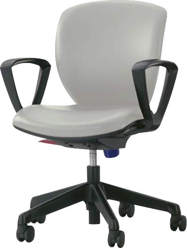 シルフィードレザーサークルアームローバックLグレー