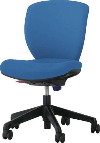 シルフィード ビニールレザー ローバック ブルー