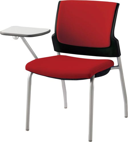 スターブ 4本脚 背:パッド 座:レッド メモ台付