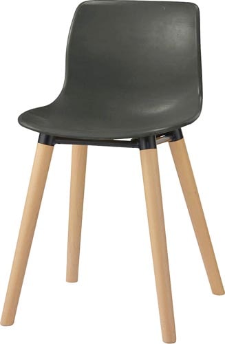 スピッツ 木製4本脚 ヌード チャコールグレー