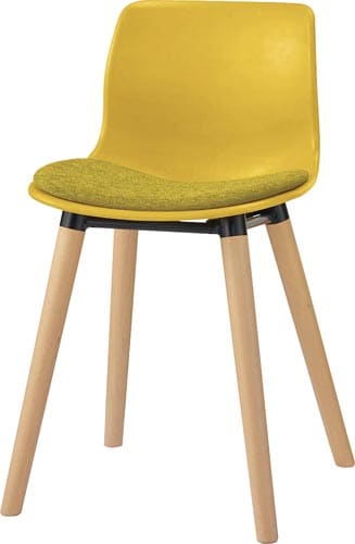 スピッツ 木製4本脚 座パッド付 ミモザ