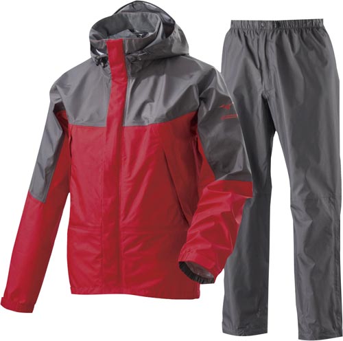 ベルグテックレインスーツ メンズ レッドM