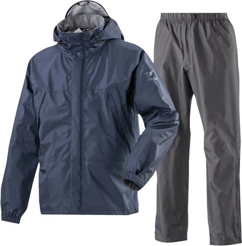 ベルグテックレインスーツ メンズ ネイビー2XL