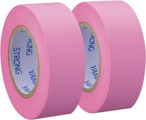 メモックロールテープ強粘着詰替15mm幅ローズ