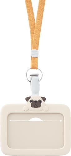 PuniLabo IDカードホルダー パグ