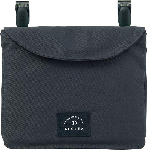 ALCLEA ポケットポーチ チャコールグレー