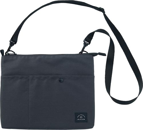 ALCLEA サコッシュポーチ チャコールグレー