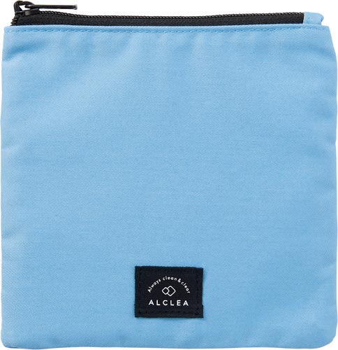 ALCLEA マスク&ポーチ スカイブルー