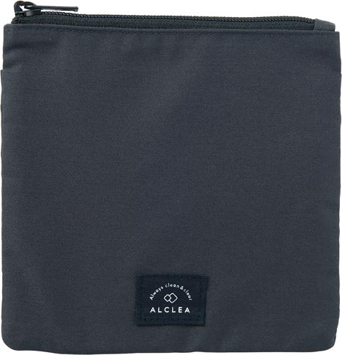 ALCLEA マスク&ポーチ チャコールグレー