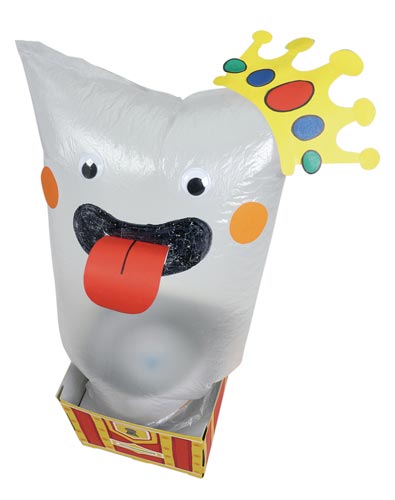 とびだす!?ドッキリ貯金箱