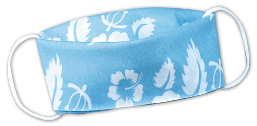 折るだけ簡単!マスクキット水色