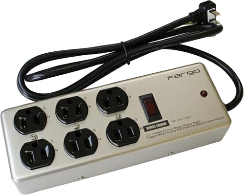 スチールタップAC6個口シルバー