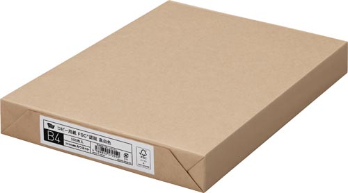 FSC(R)認証 コピー用紙 高白色 B4 3冊