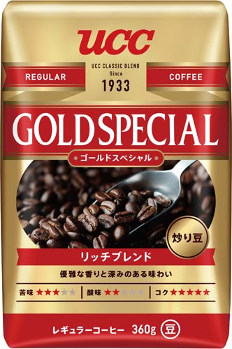 ゴールドスペシャル 炒り豆 リッチブレンド360g