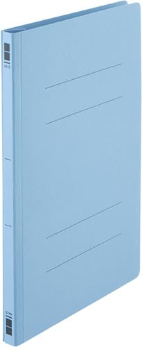フラットファイル樹脂とじ具A4縦 鮮青 10冊×2