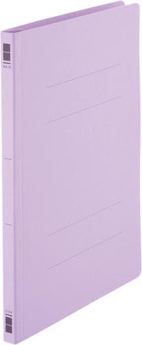 フラットファイル樹脂とじ具A4縦 紫 10冊×2