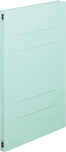 フラットファイル樹脂とじ具 A3縦 青 100冊