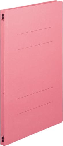 フラットファイル樹脂とじ具 A3縦 桃 10冊