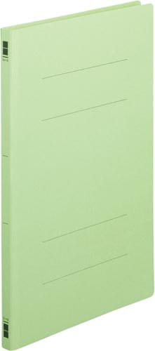 フラットファイル樹脂とじ具 B4縦 緑 10冊