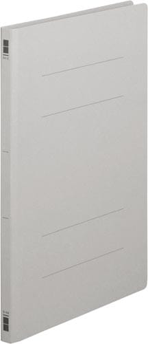 フラットファイル樹脂とじ具 B4縦 灰 100冊