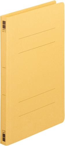 フラットファイル樹脂とじ具 B5縦 黄 10冊