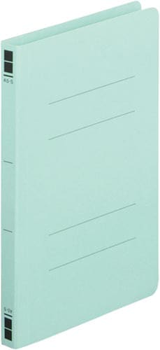 フラットファイル樹脂とじ具 A5縦 青 10冊