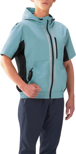 【セット】クールウェア 半袖 LL ライトブルー