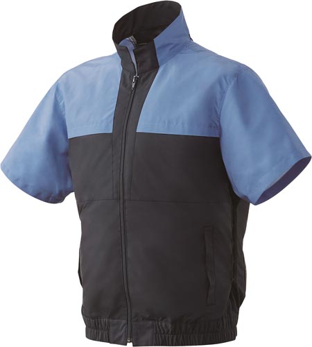 【単品】クールウェア WORK 半袖 LL ブルー