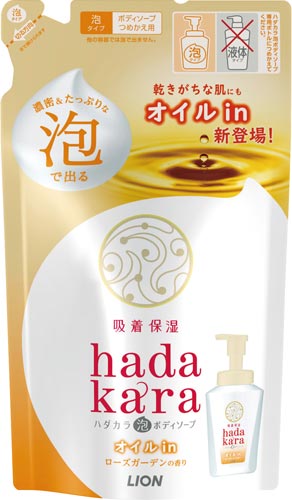 バラ)hadakara泡BSオイルイン詰替420m