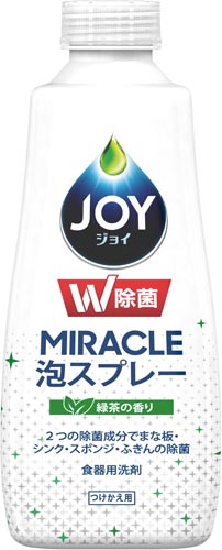 バラ)除菌ジョイミラクル泡スプレー緑茶詰替275m