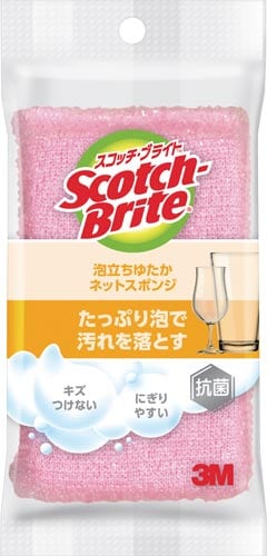 スコッチ・ブライトTM泡立ちゆたかピンク 5個