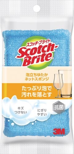 スコッチ・ブライトTM泡立ちゆたかブルー 5個