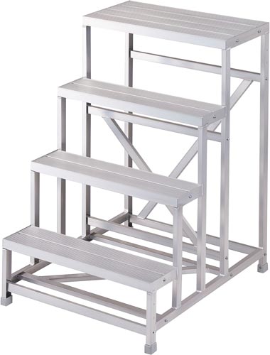 組立式作業台 DB 4段 W80×D40×H120