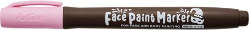 フェイスペイントマーカー 筆 パステルピンク